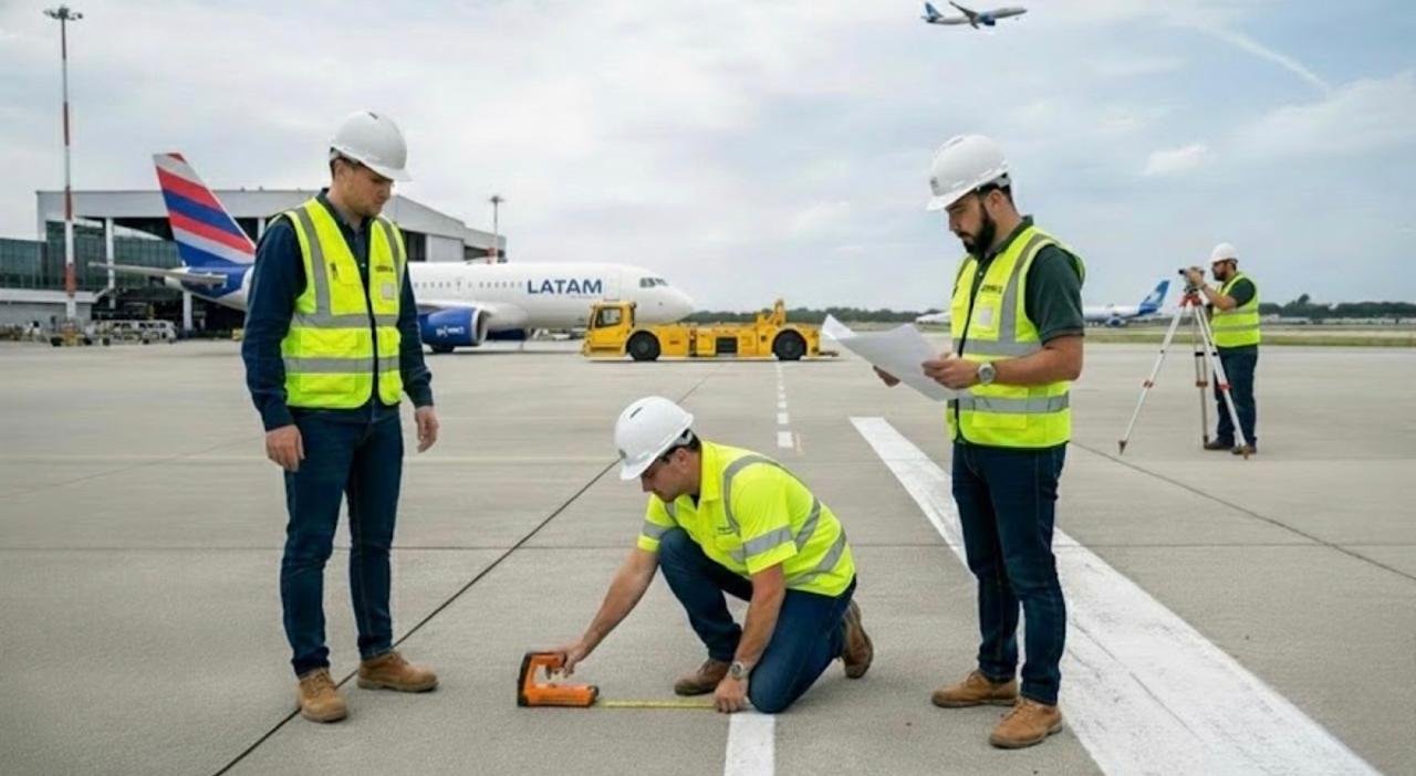 Projeto realizado pela Carrera Topografia no Aeroporto de Congonhas