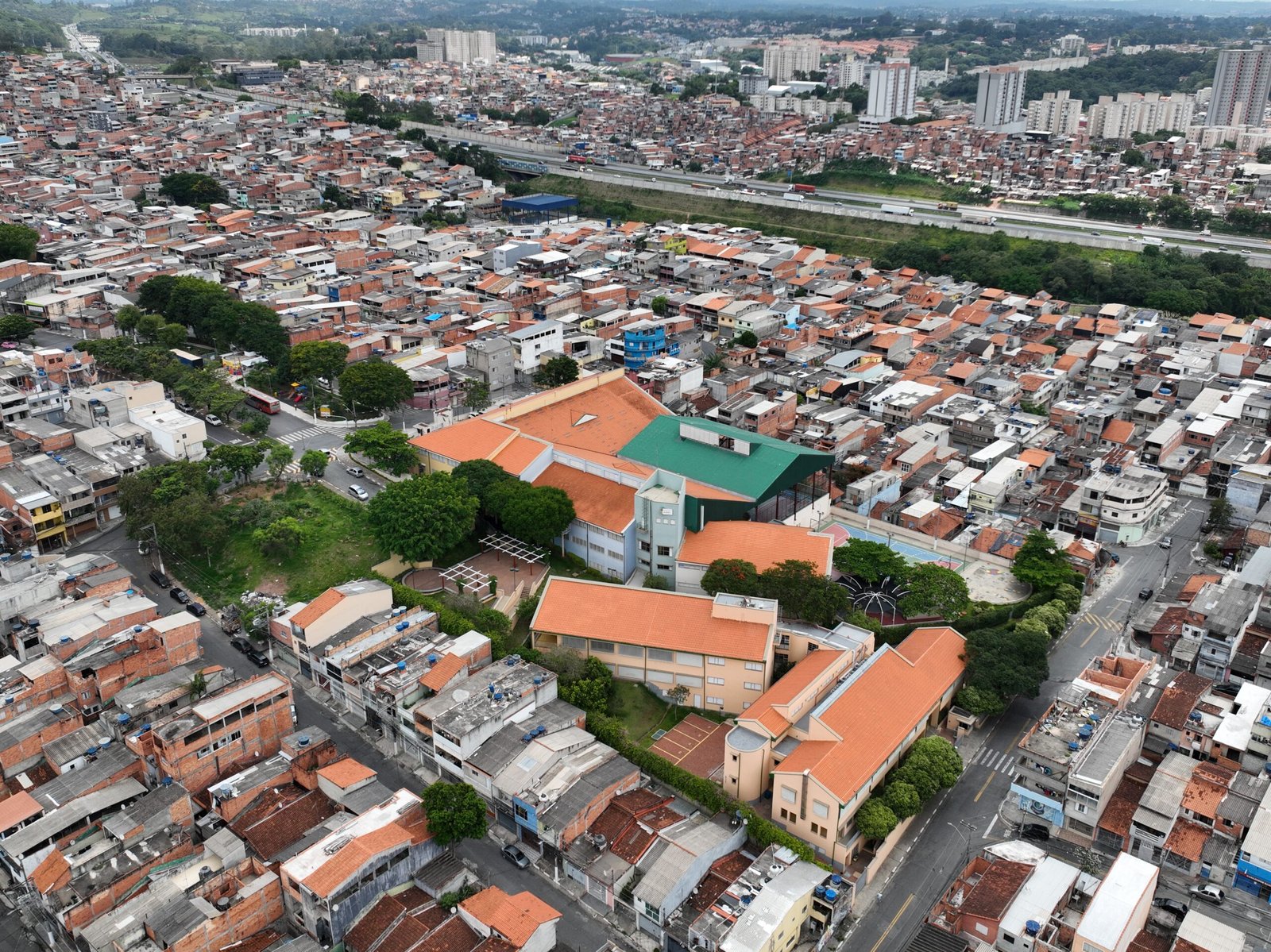 Registro aéreo da Fundação Bradesco