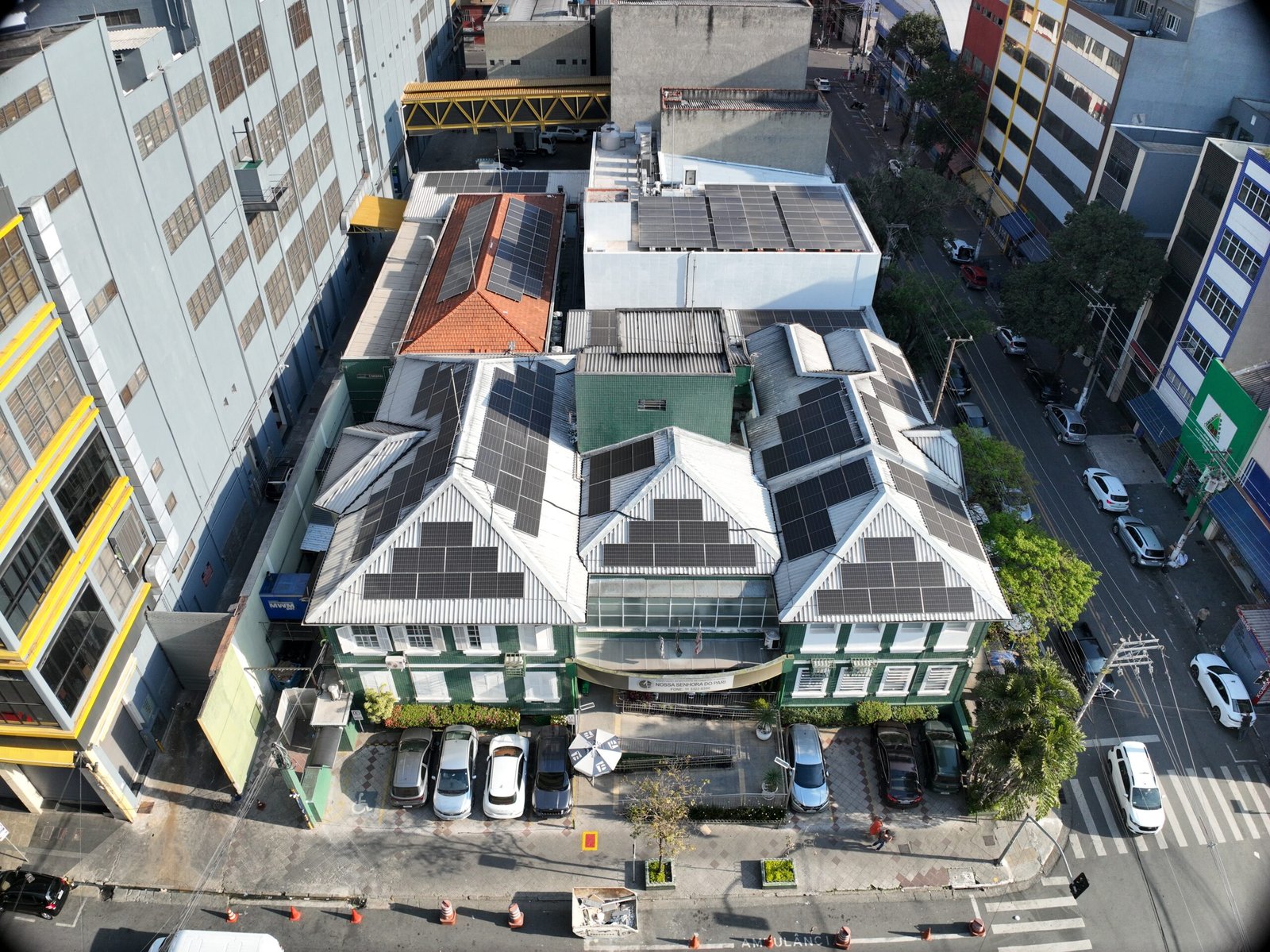 Registro aéreo de projeto da Carrera
