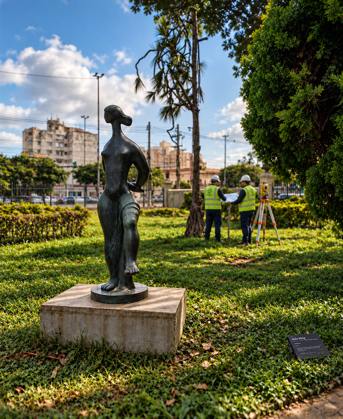 Cadastro técnico de área verde no Jardim da Luz